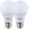 זוג נורת לד Semicom WW 10W E27 A60 SE-A6010M/WW 