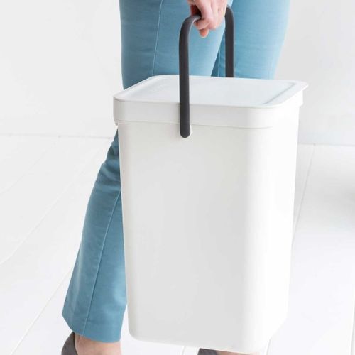 פח הפרדה 16 ליטר פלסטיק, לבן Brabantia