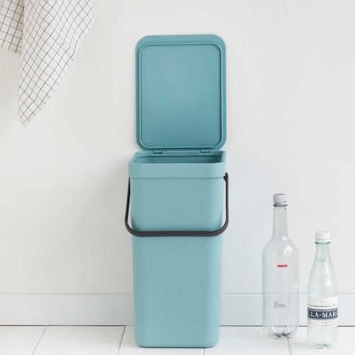 פח הפרדה 16 ליטר פלסטיק, תכלת Brabantia