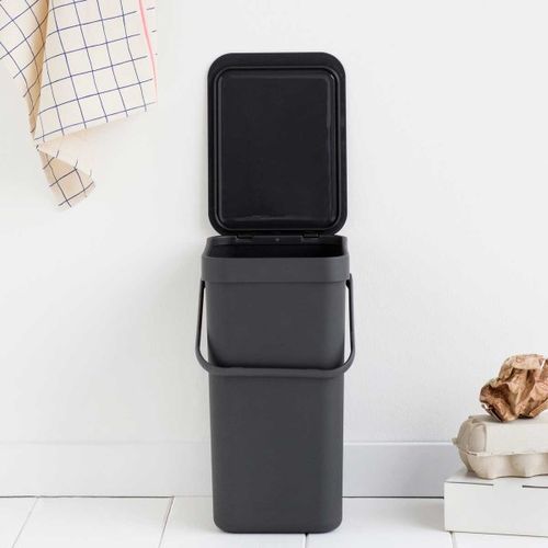 פח הפרדה 12 ליטר פלסטיק, אפור Brabantia