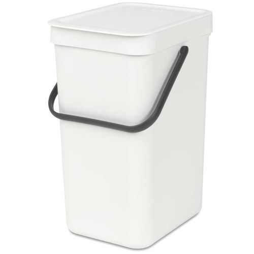 פח הפרדה 12 ליטר פלסטיק, לבן Brabantia