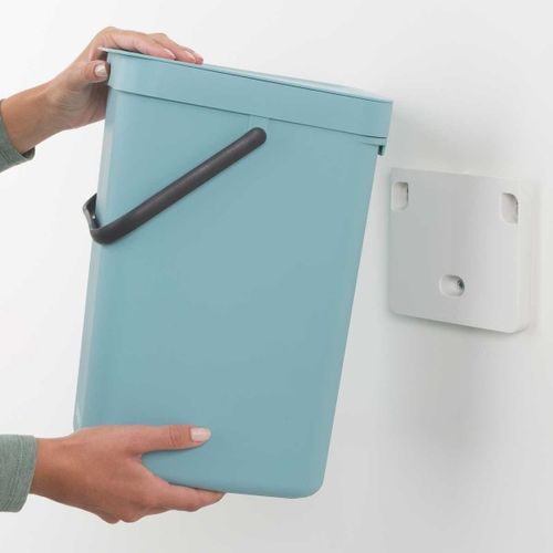 פח הפרדה 12 ליטר פלסטיק, תכלת Brabantia