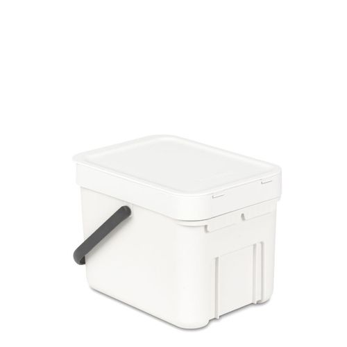 פח הפרדה 6 ליטר פלסטיק, לבן Brabantia