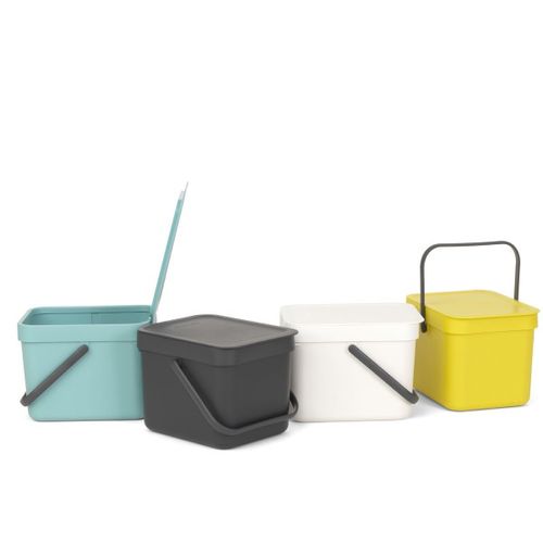 פח הפרדה 6 ליטר פלסטיק, תכלת Brabantia