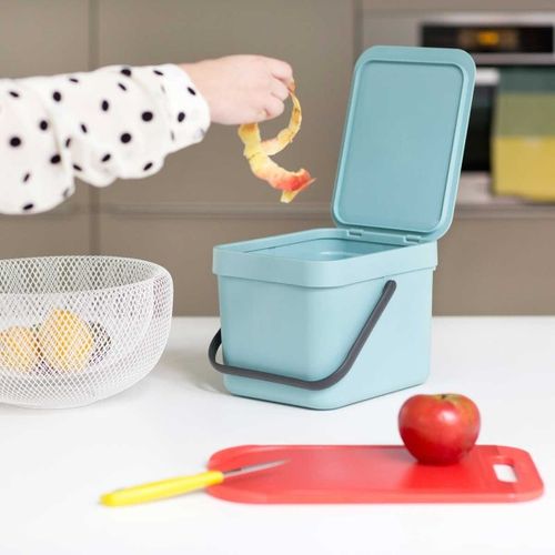 פח הפרדה 6 ליטר פלסטיק, תכלת Brabantia