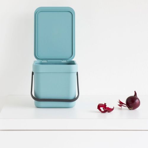 פח הפרדה 6 ליטר פלסטיק, תכלת Brabantia