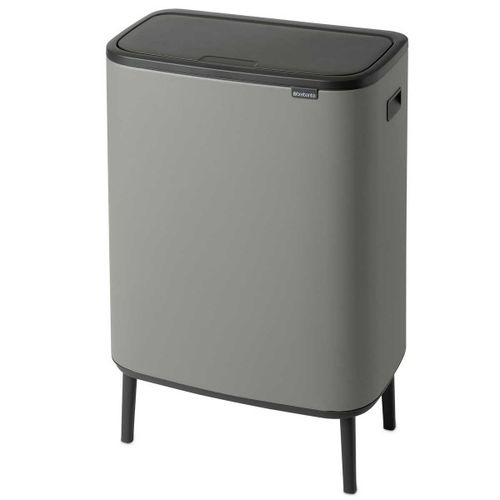 פח אשפה טאץ' 60 ליטר, BO בטון אפור Brabantia
