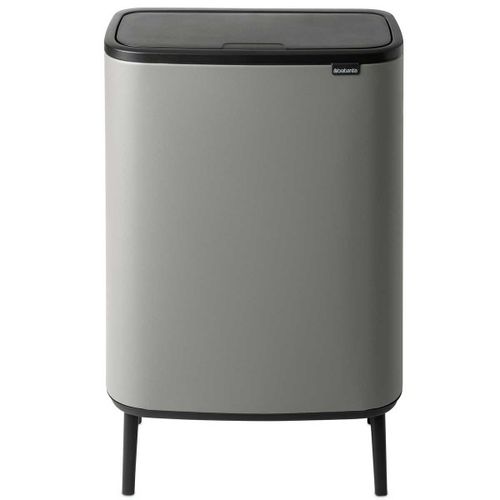 פח אשפה טאץ' 60 ליטר, BO בטון אפור Brabantia