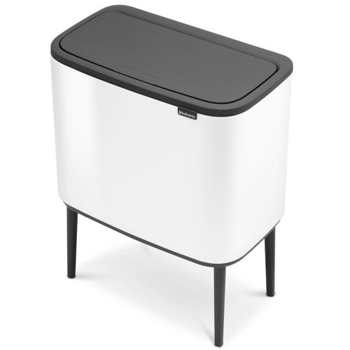 פח אשפה טאץ' 36 ליטר, BO לבן Brabantia