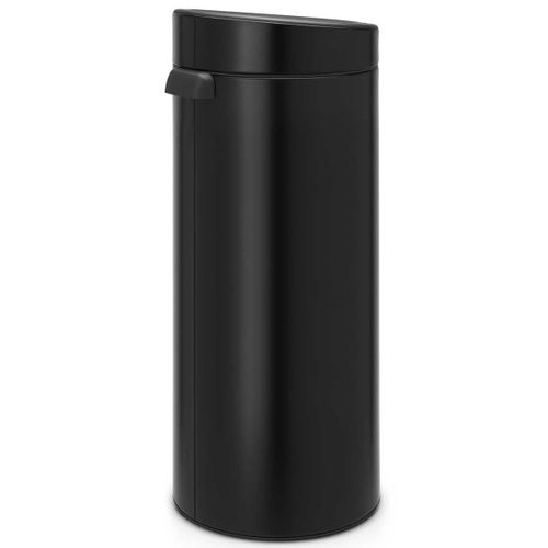 פח אשפה טאץ 30 ליטר שחור Brabantia