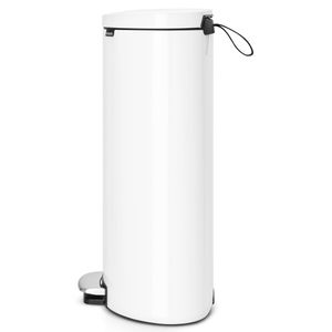 פח אשפה פדל 30 ליטר לבן אובלי Brabantia