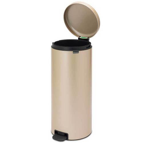 פח אשפה עגול 30 ליטר, זהב מטאלי Brabantia
