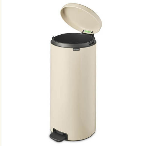 פח אשפה עגול 30 ליטר, בז' Brabantia