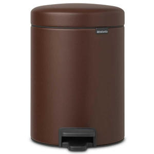 פח אשפה עגול 5 ליטר, חום Brabantia
