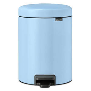פח אשפה עגול 5 ליטר, תכלת Brabantia