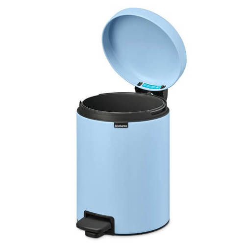 פח אשפה עגול 5 ליטר, תכלת Brabantia