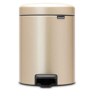 פח אשפה עגול 5 ליטר, זהב מטאלי Brabantia