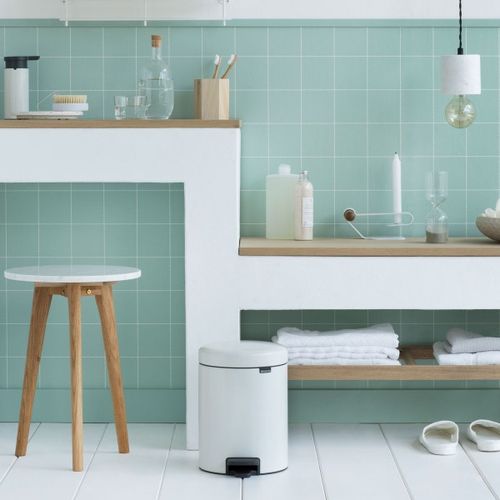 פח אשפה עגול 5 ליטר, לבן Brabantia