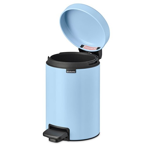 פח אשפה עגול 3 ליטר, תכלת Brabantia