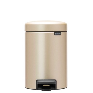 פח אשפה עגול 3 ליטר, זהב מטאלי Brabantia