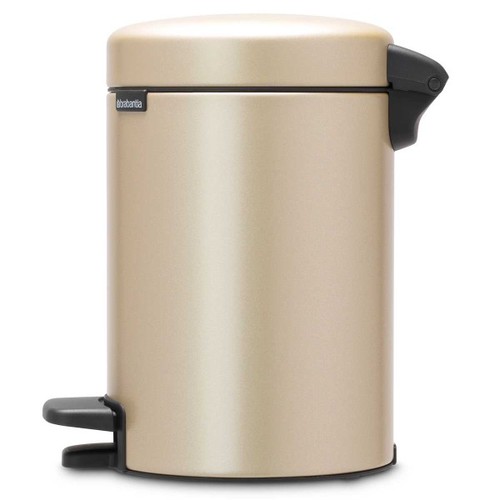 פח אשפה עגול 3 ליטר, זהב מטאלי Brabantia