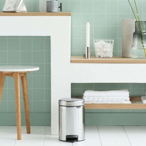 פח אשפה עגול 3 ליטר, מבריק  Brabantia