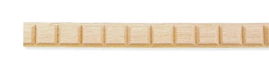 פס קישוט מעץ בוק 25X6 דגם A25