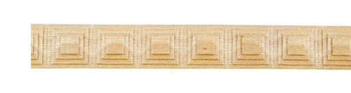 פרופיל קישוט מעץ בוק 35X7 דגם A164