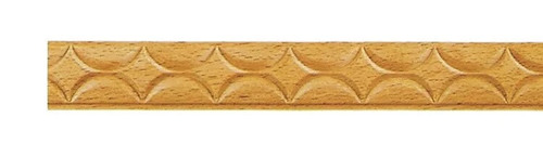 פרופיל קישוט מעץ בוק 35X7 דגם A119