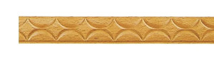 פרופיל קישוט מעץ בוק 35X7 דגם A119