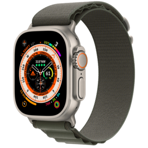 Apple Watch Ultra 49mm Titanium Case Alpine Loop GPS + Cellular רשמי