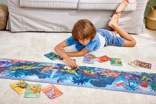 פאזל ענק 200 חלקים זוהר בחושך - דינוזאורים