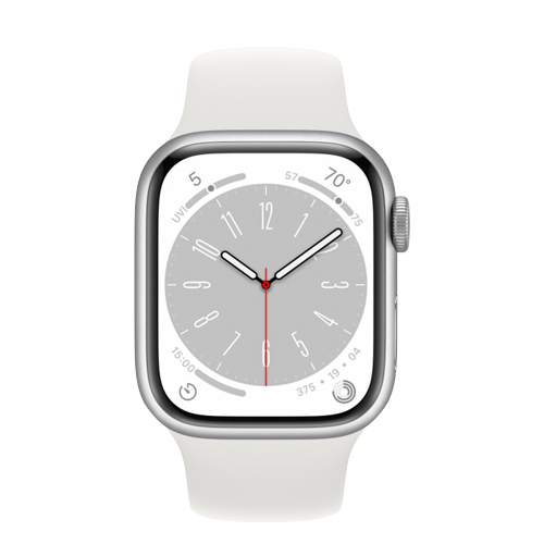 Apple Watch Series 8 41mm Aluminum Case Sport Band GPS רשמי