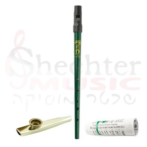 חבילת מבצע: חליל אירי Clarke Sweetone Tinwhistle Green Set