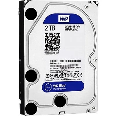 דיסק פנימי 3.5 2TB WD BLUE WD20EZRZ