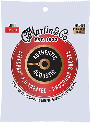 מארז 3 סט מיתרים 012 לאקוסטית Martin MA540T AUTHENTIC SP