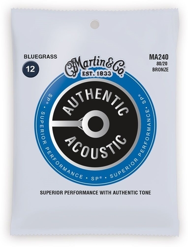 סט מיתרים 0.12 לגיטרה אקוסטית MARTIN AUTHENTIC SP MA240 80/20
