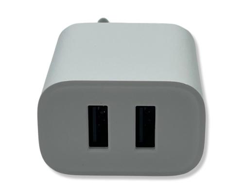 מטען קיר מהיר עם 2 יציאות USB-A בהספק 2.1A