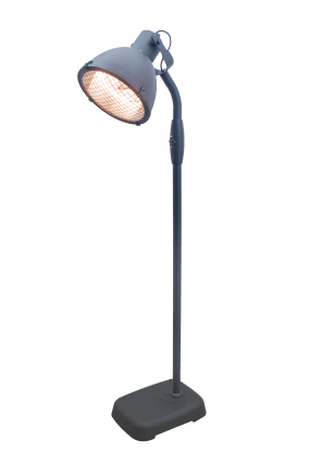 מחמם חוצות חשמלי מעוצב על עמוד - שחור 2500W