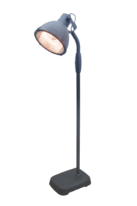 מחמם חוצות חשמלי מעוצב על עמוד - שחור 2500W