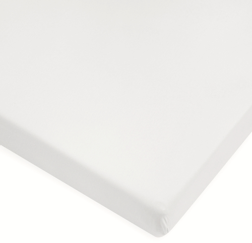סדין למיטת תינוק או מעבר 100% כותנה ג'רזי - לבן