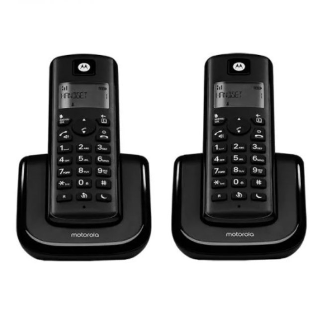 טלפון אלחוטי מוטורולה 2 שלוחות Motorola T202