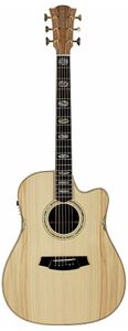 גיטרה אקוסטית Cole Clark Guitars FL3EC Bunya Blackwood Ebony