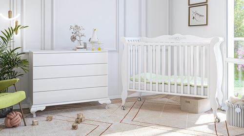 חדר תינוק סטפני במראה מרהיב ומלכותי