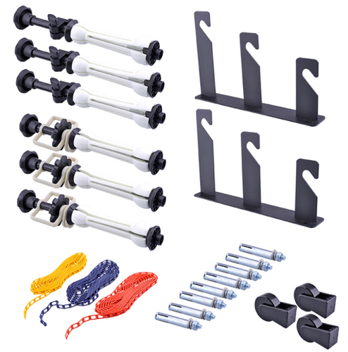 מתקן נייח לתליית 4 רקעי נייר Neewer 3 x Roller Wall Mounting System