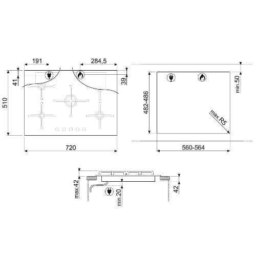  ‏כיריים גז PV175N2