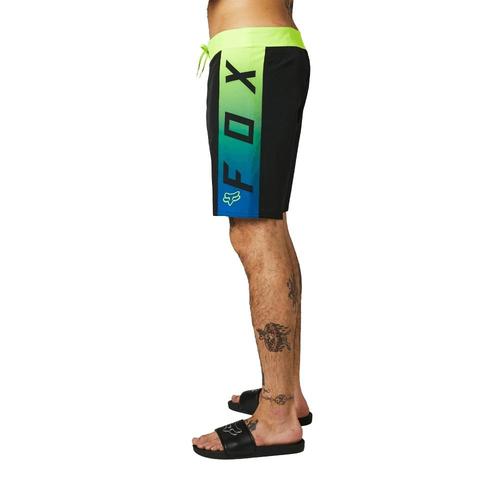 מכנס גלישה שחור / צהוב - RIO STRETCH BOARDSHORT 19