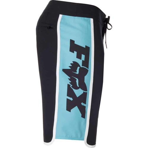 מכנס גלישה שחור / טורקיז - RACE TEAM STRETCH BOARDSHORT 21