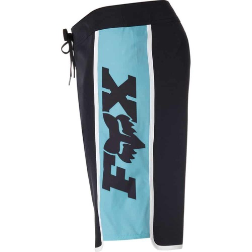 מכנס גלישה שחור / טורקיז - RACE TEAM STRETCH BOARDSHORT 21