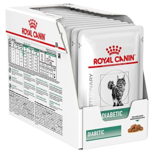 רויאל קנין Royal Canin לחתול דיאבטיק פאוץ' 12 יחידות